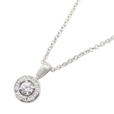 ブルガリ BVLGARI ブルガリ ブルガリ 1PD ネックレス ネックレス ジュエリー K18WG(ホワイトゴールド) ダイヤモンド レディース シルバー系 / クリア系 【中古】