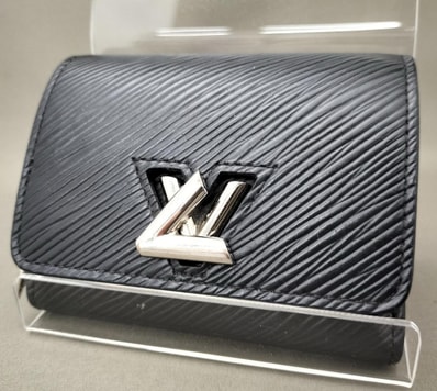 Louis Vuitton Twist Compact XS Wallet Epi "Noir"