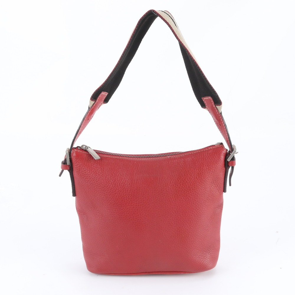 ■美品 バーバリー ショルダーバッグ レザー