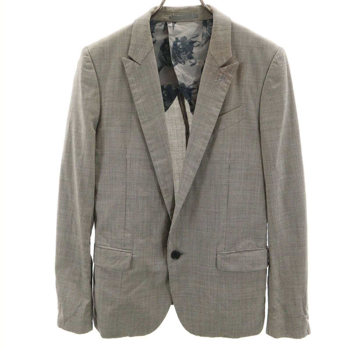 ANDY WARHOL BY HYSTERIC GLAMOUR アンディウォーホル バイ ヒステリックグラマー 日本製 ハウンドトゥース テーラードジャケット 千鳥格子