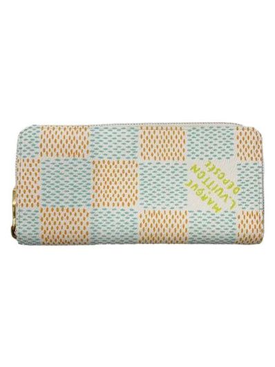 Louis Vuitton Zippy Vertical Wallet Damier Heritage "Blanc"