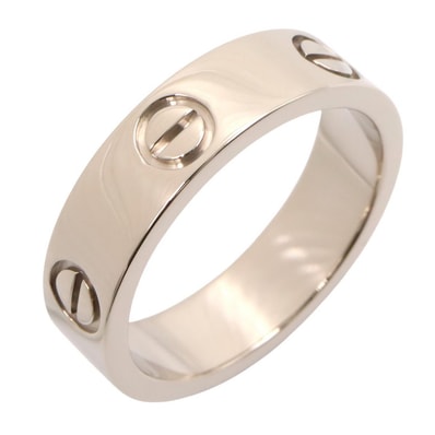 カルティエ CARTIER ラブリング リング・指輪 ジュエリー K18WG(ホワイトゴールド) メンズ レディース シルバー系 B4084700 【中古】
