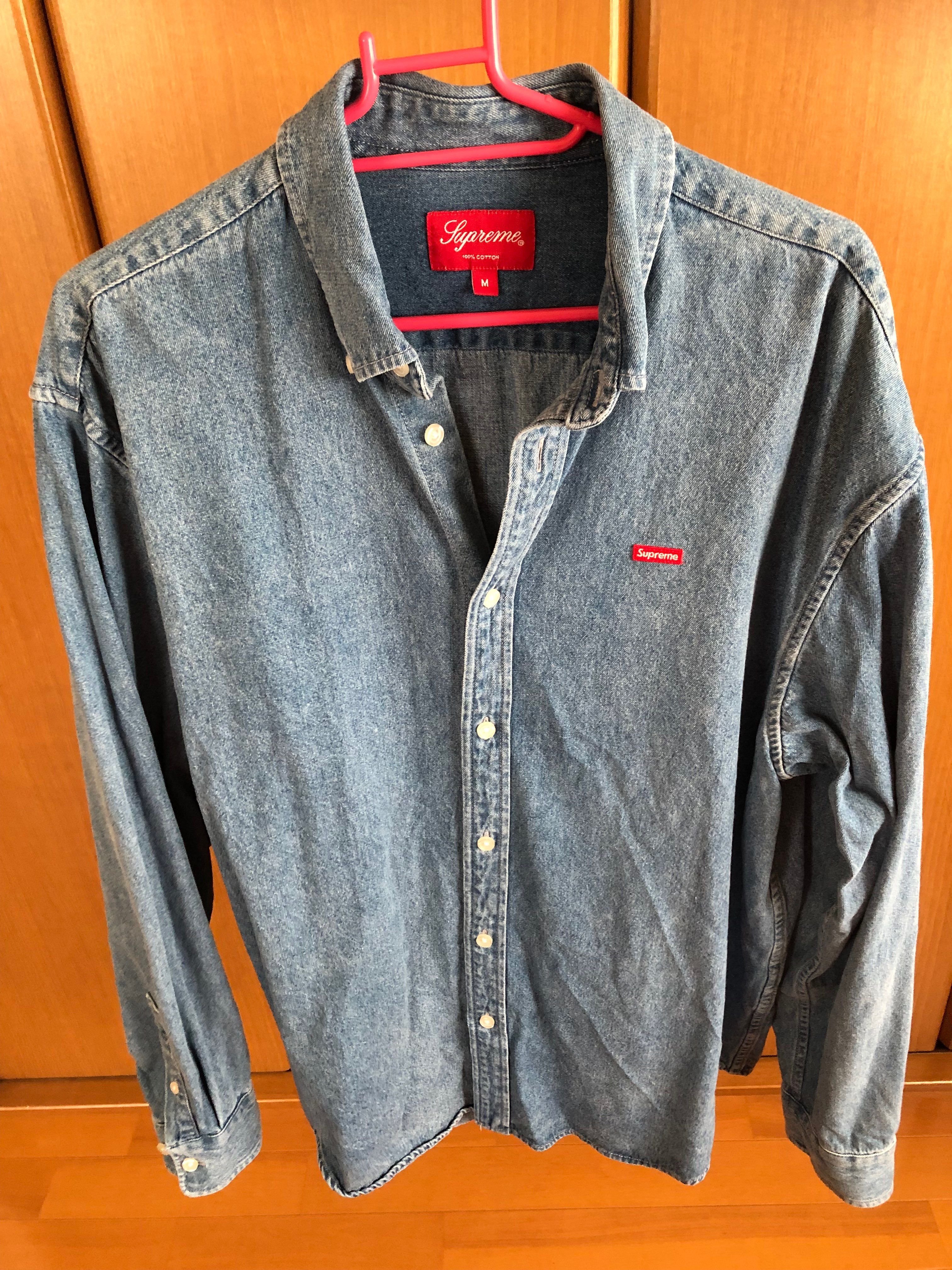 Supreme Small Box Shirt "Denim" (22SS)