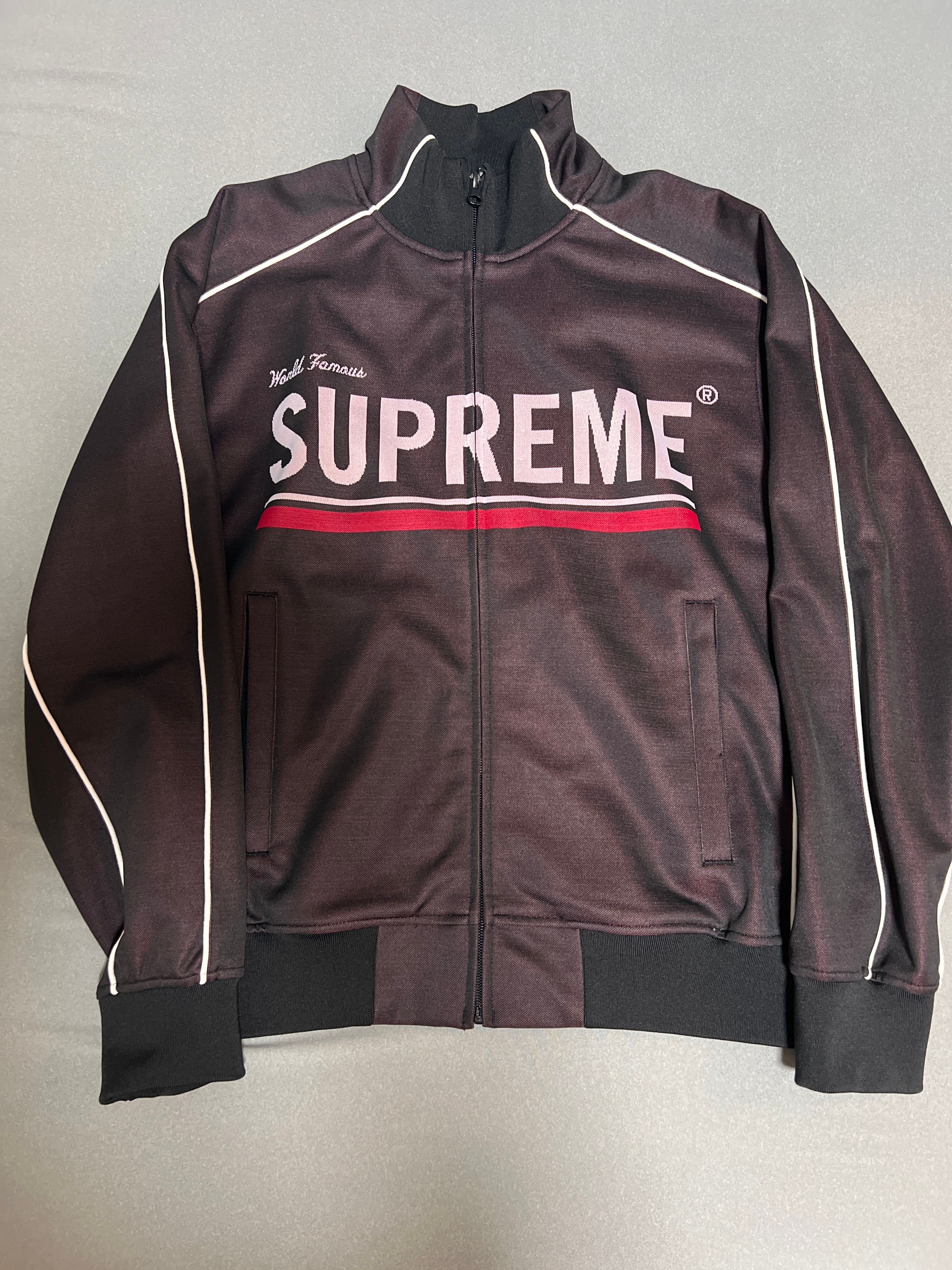 Supreme World Famous Jacquard Track Jacket 