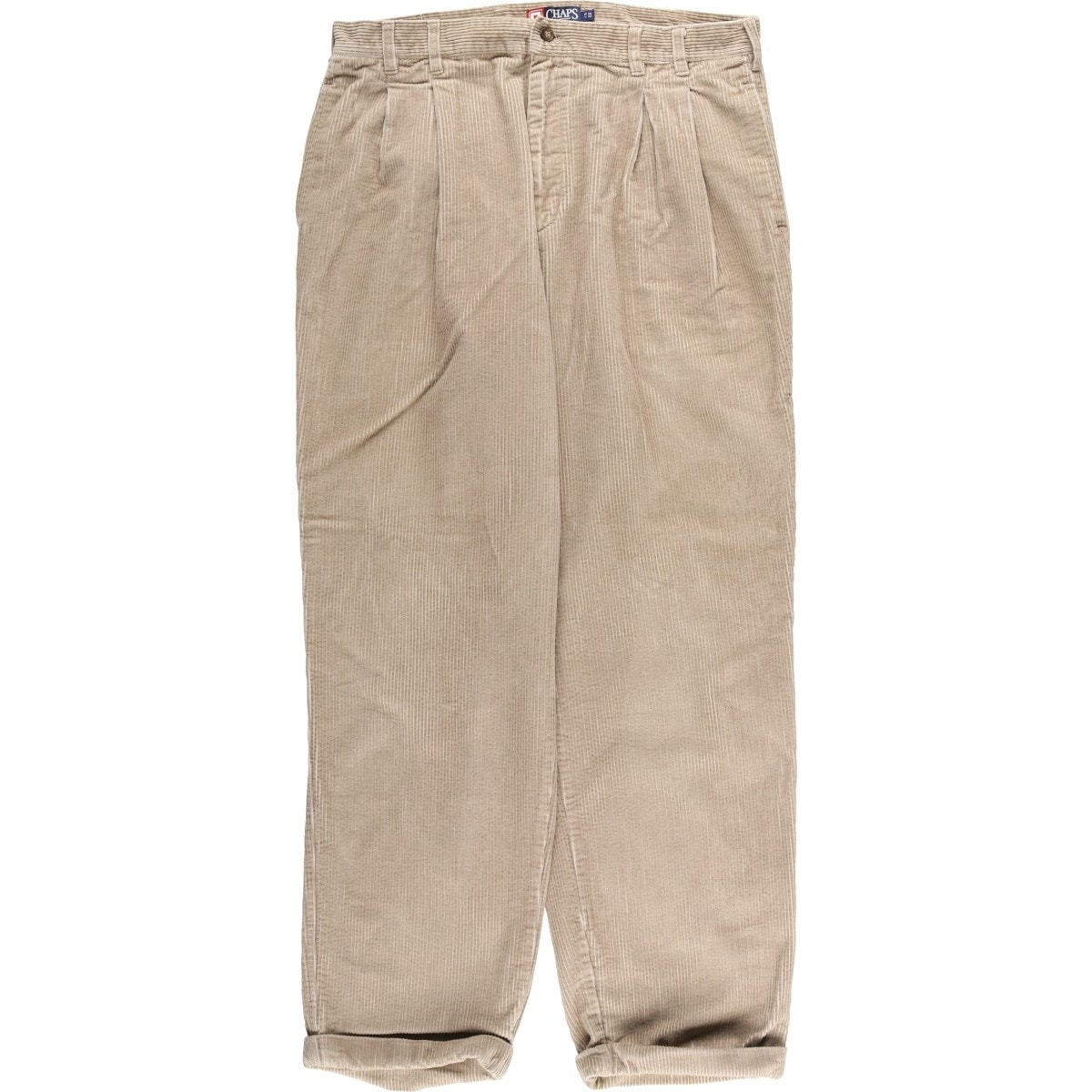 古着 90年代 ラルフローレン Ralph Lauren CHAPS チャップス ツータック コーデュロイパンツ メンズw35相当 ヴィンテージ/eaa459787