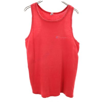 Champion チャンピオン 80s USA製 ヴィンテージ トリコタグ タンクトップ L レッド