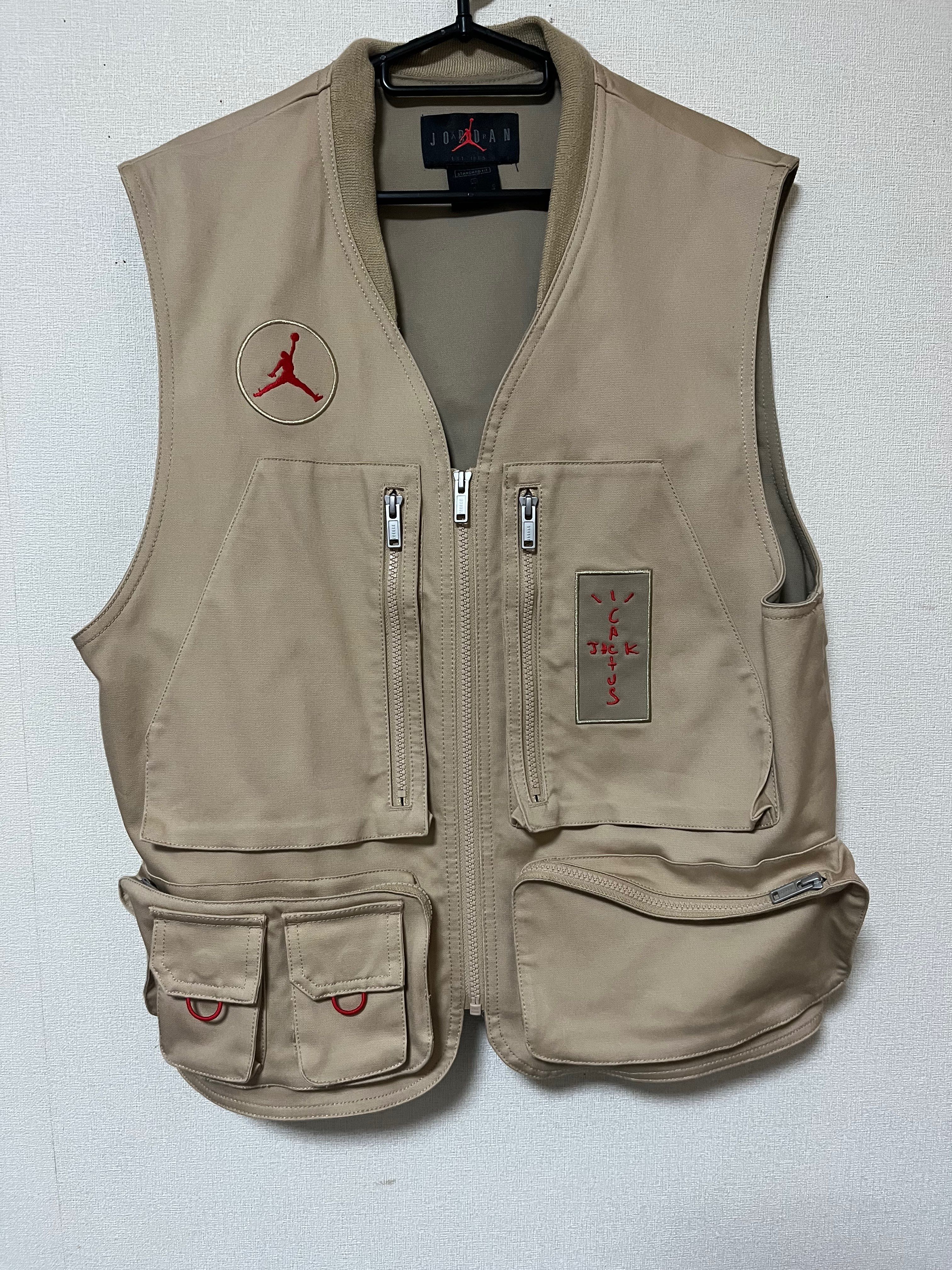 Air Jordan x Travis Cactus Jack Utility Vest "Khaki Desert"