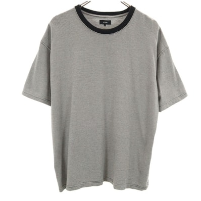 BEAMS ビームス ボーダー柄 半袖 Tシャツ S 黒系