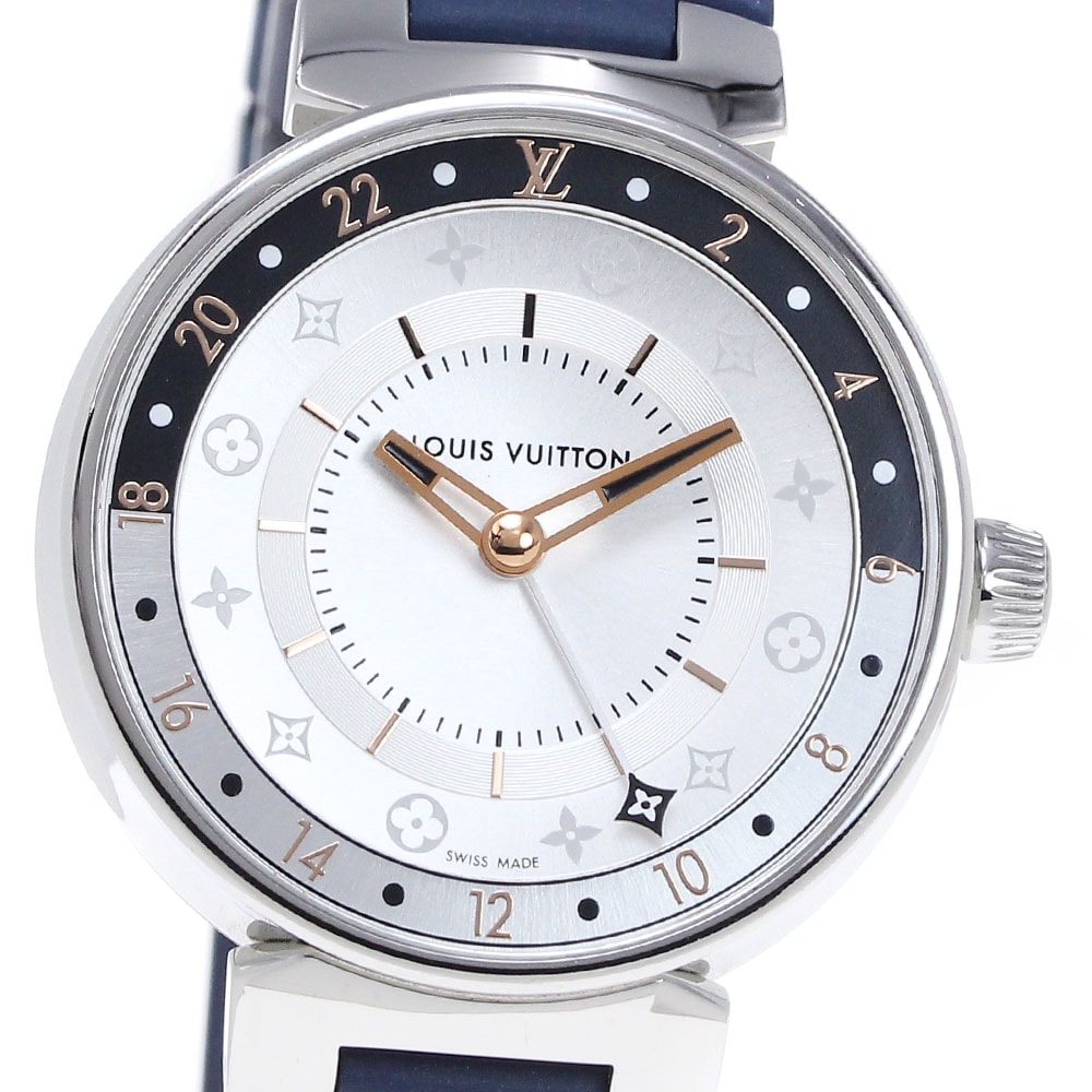 ☆良品 ルイ・ヴィトン タンブール ムーンデュアルタイム レディース 【中古】