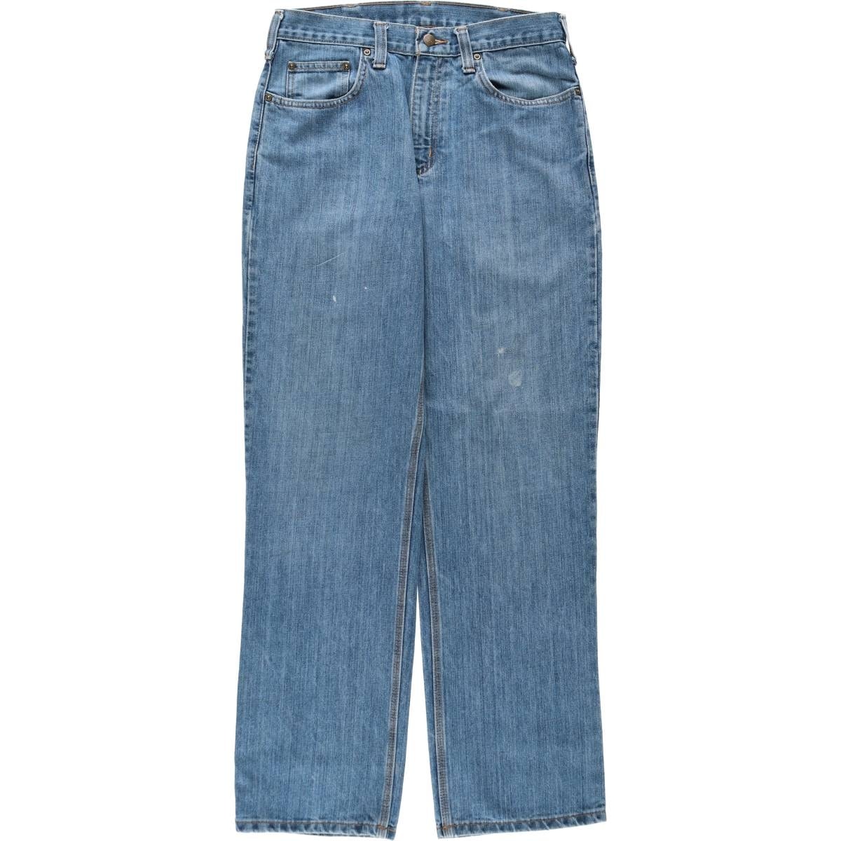 古着 カーハート Carhartt RELAXED FIT ストレートデニムパンツ メンズw32相当/eaa569030