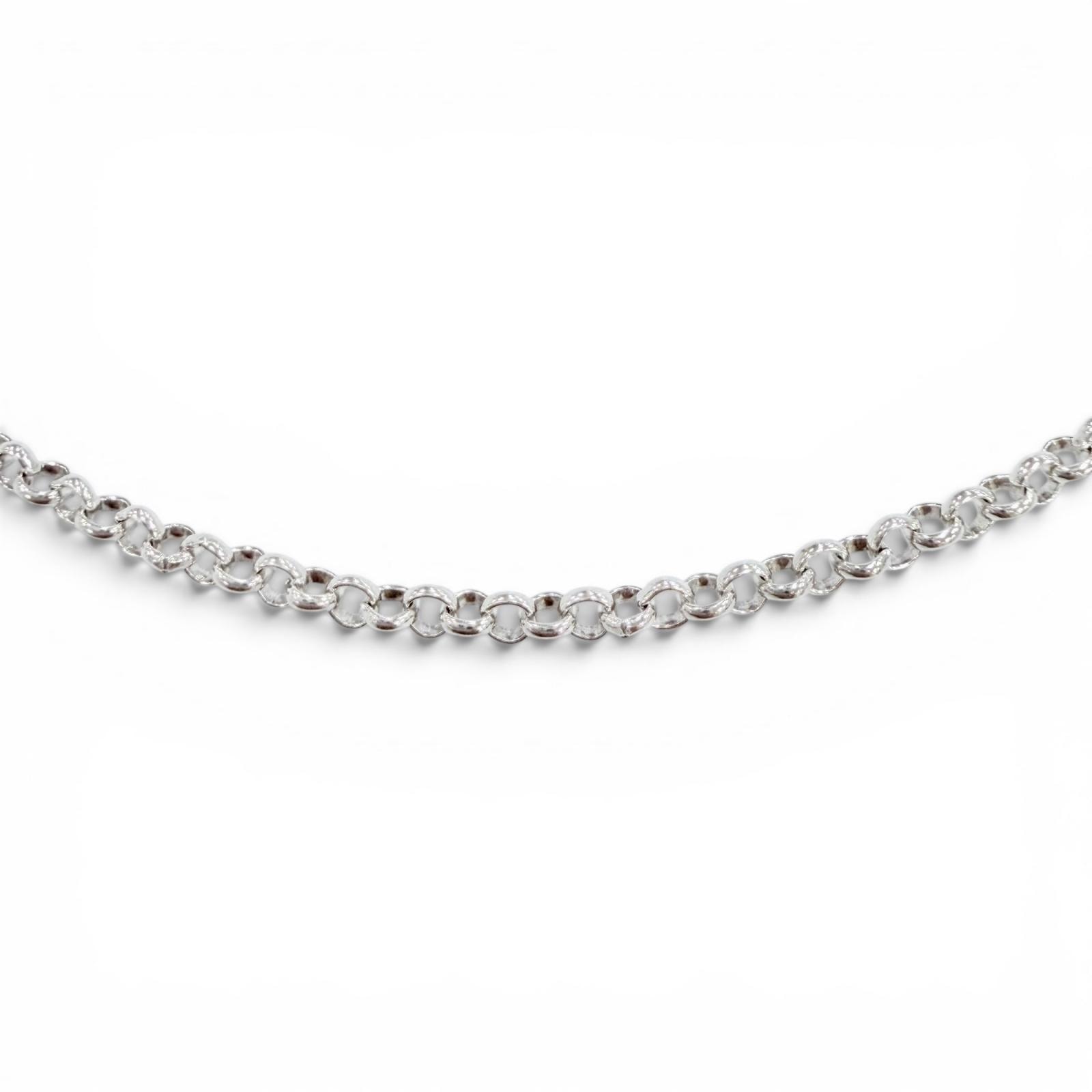 Chrome Hearts Roll Chain Necklace "Silver"