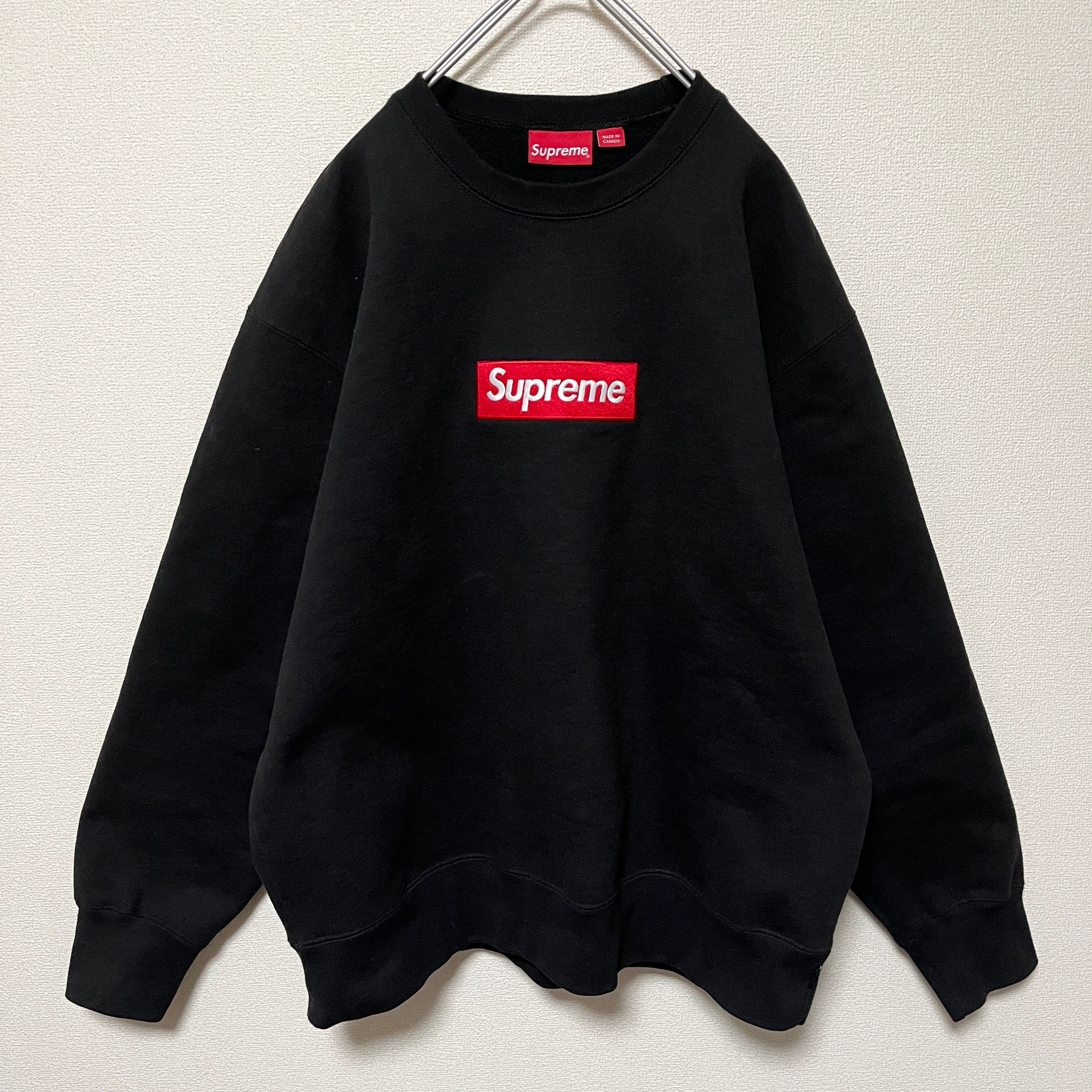 Supreme Box Logo Crewneck "Black" (22FW)