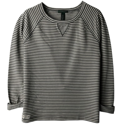 古着 ラルフローレン Ralph Lauren LAUREN JEANS COMPANY ボーダー柄 七分袖 ラグランTシャツ レディースS相当/eaa639353