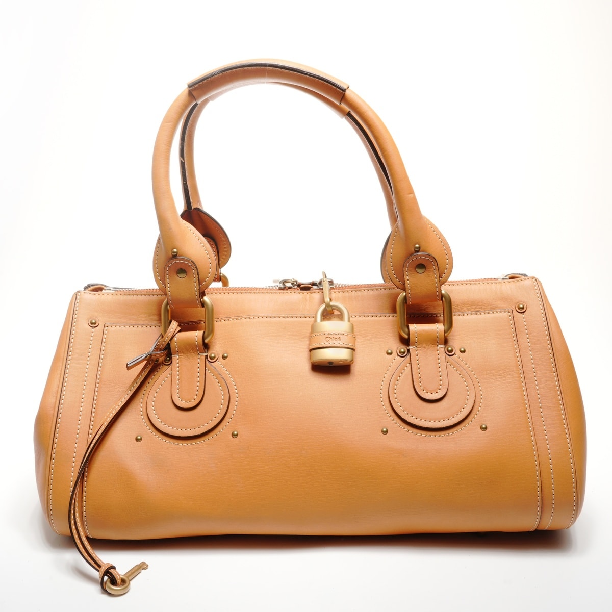 クロエ Chloe レザー パディントン ボストンバッグ ハンドバッグ【中古】