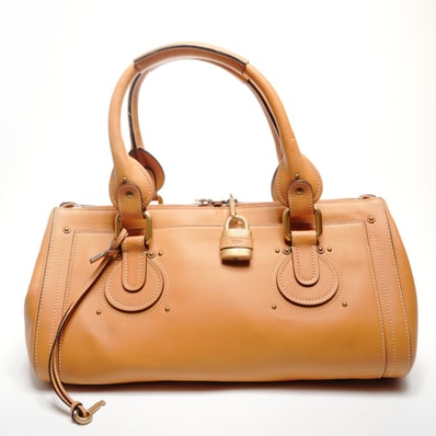 クロエ Chloe レザー パディントン ボストンバッグ ハンドバッグ【中古】