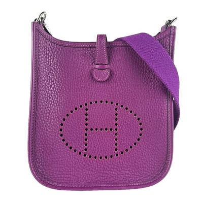 エルメス HERMES ショルダーバッグ エヴリン アマゾン TPM トリヨンクレマンス アネモネ レディース【中古】 z9255