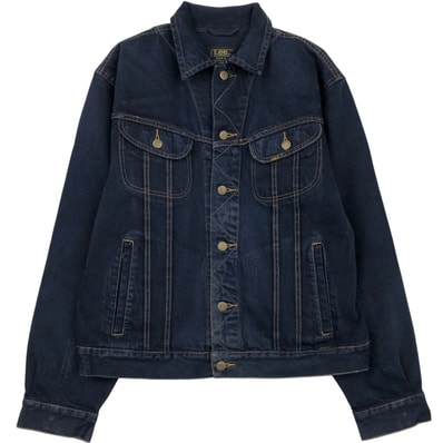 古着 リー Lee Sanforized デニムジャケット Gジャン メンズL相当 ヴィンテージ/eaa630371