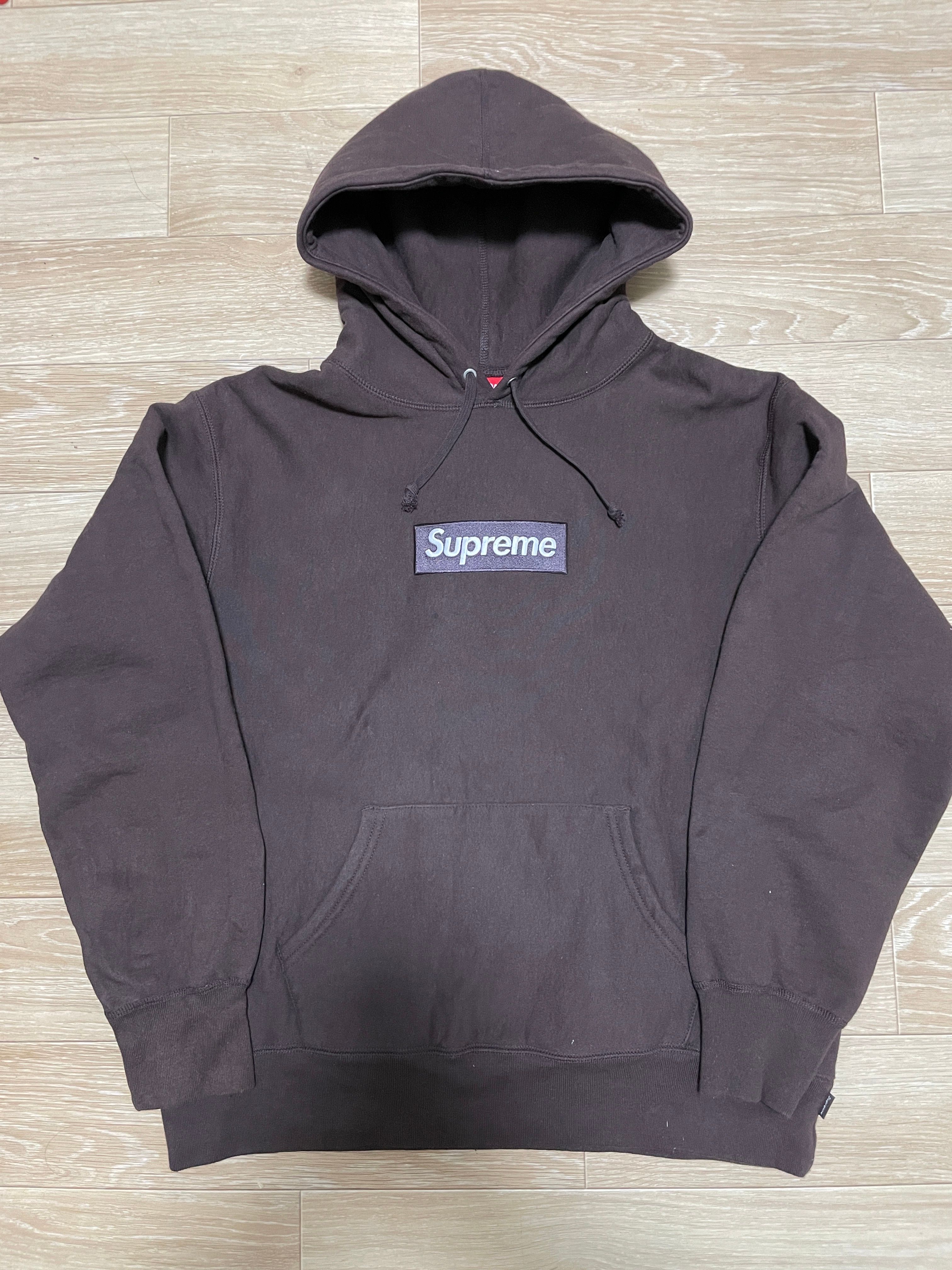 Supreme Box Logo Hooded Sweatshirt "Dark Brown" (21FW)