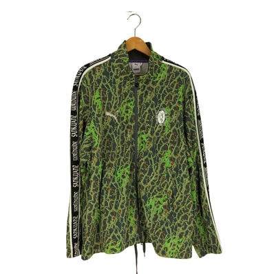 SANKUANZ 19ss ull Zip Track Jacket Camo 袖ライン迷彩柄トラックジャケット【1142023833254】