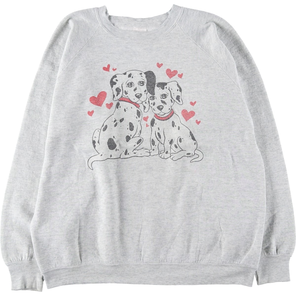 古着 90年代 フルーツオブザルーム FRUIT OF THE LOOM 犬柄 アニマル スウェットシャツ トレーナー USA製 レディースXL相当 ヴィンテージ/eaa513437