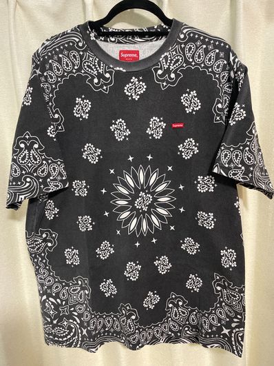 Supreme Small Box Tee "Bandana Black"(21SS)
