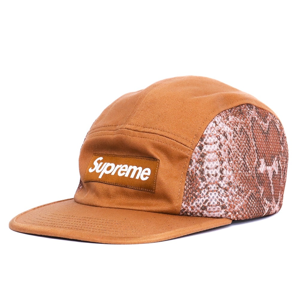 Supreme Snakeskin Mesh Camp Cap "Brown"