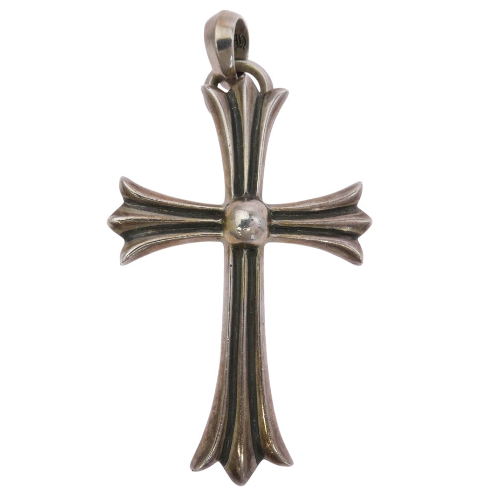 CHROME HEARTS クロムハーツ(原本有) ペンダントトップ CH CRS LG W BALE ラージCHクロス Wベイル ペンダント トップ シルバー系【中古】