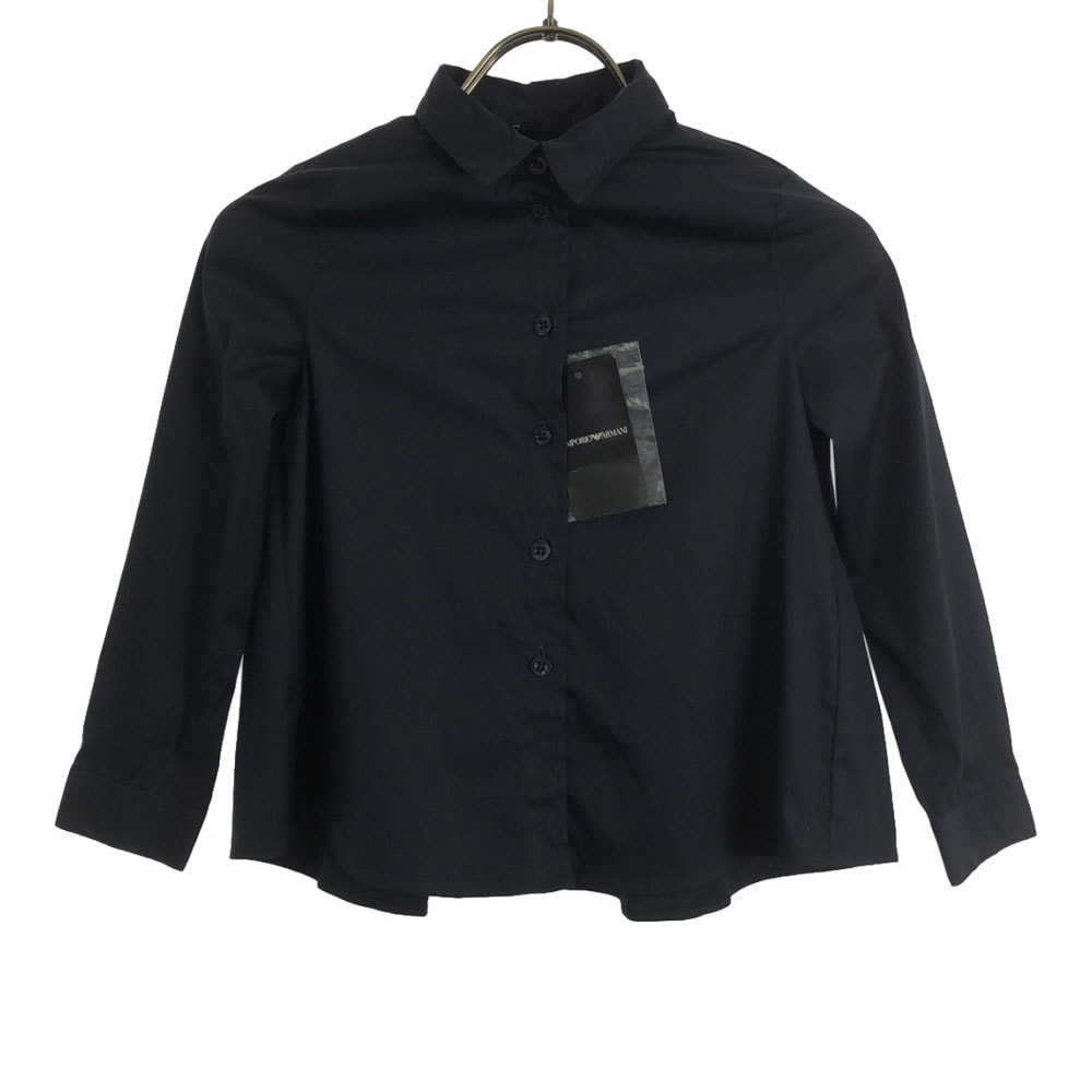 未使用 Emporio Armani エンポリオアルマーニ 長袖 シャツ 118cm ネイビー