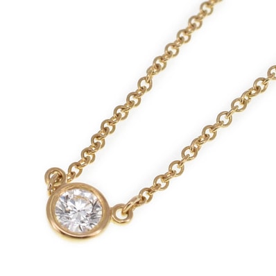 ティファニー TIFFANY&Co. ダイヤモンド バイ ザ ヤード K18YG レディース S#138552