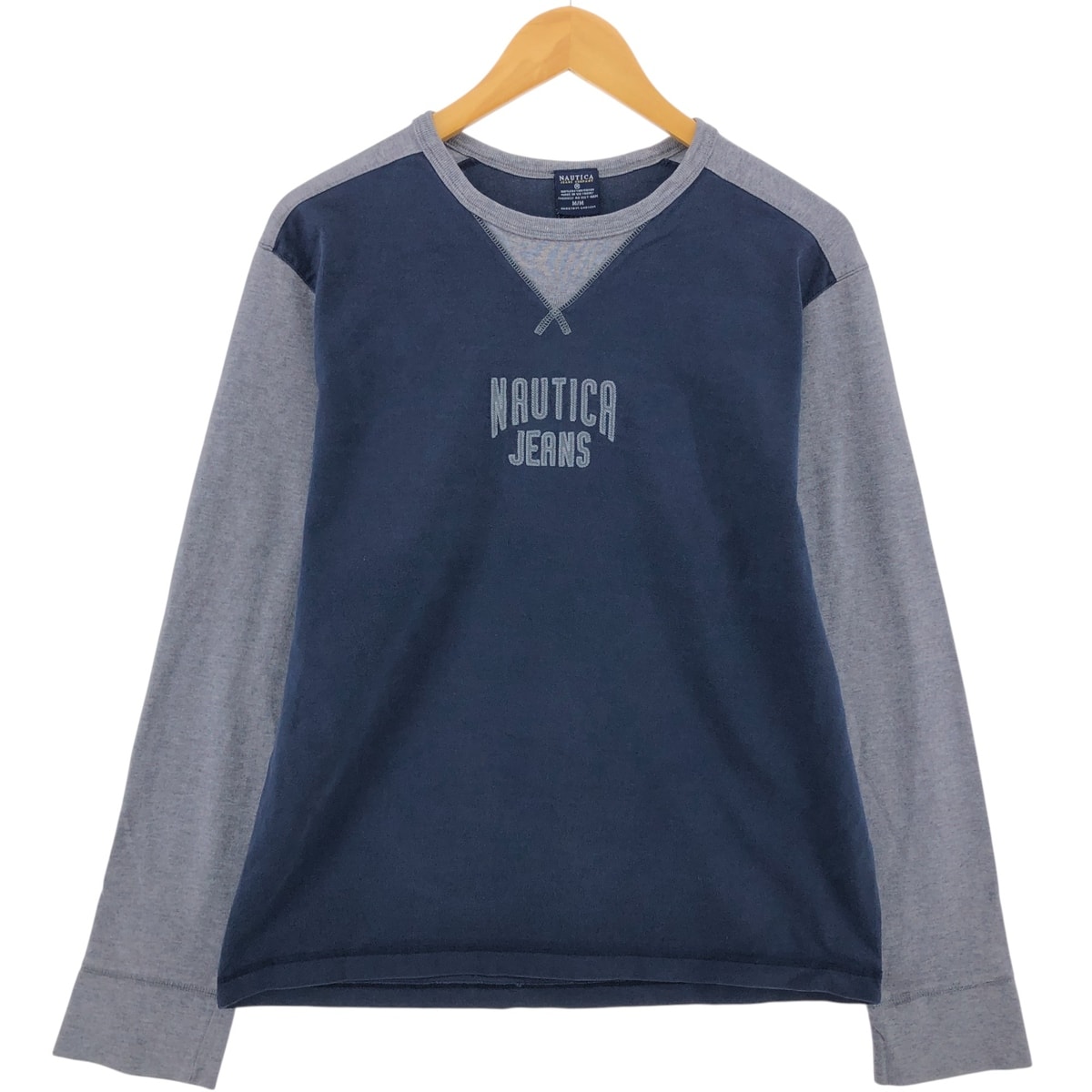 古着 ノーティカ NAUTICA JEANS COMPANY ロングTシャツ ロンT メンズM相当/eaa548467