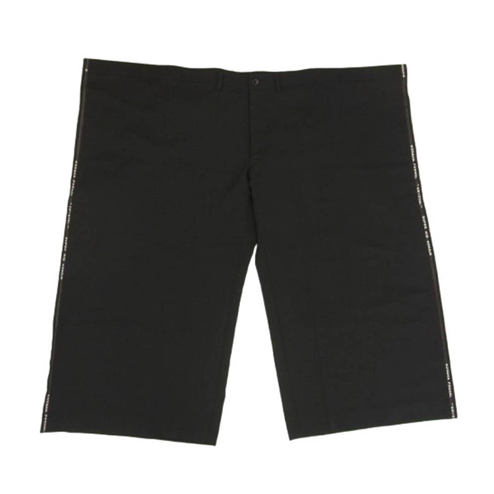 JUNYA WATANABE COMME des GARCONS ジュンヤワタナベコムデギャルソン パンツ 23SS JK-P006 キッドモヘヤ 変形 ワイド スラックス パンツ ブラック系 S【新古品】【未使用】【中古】