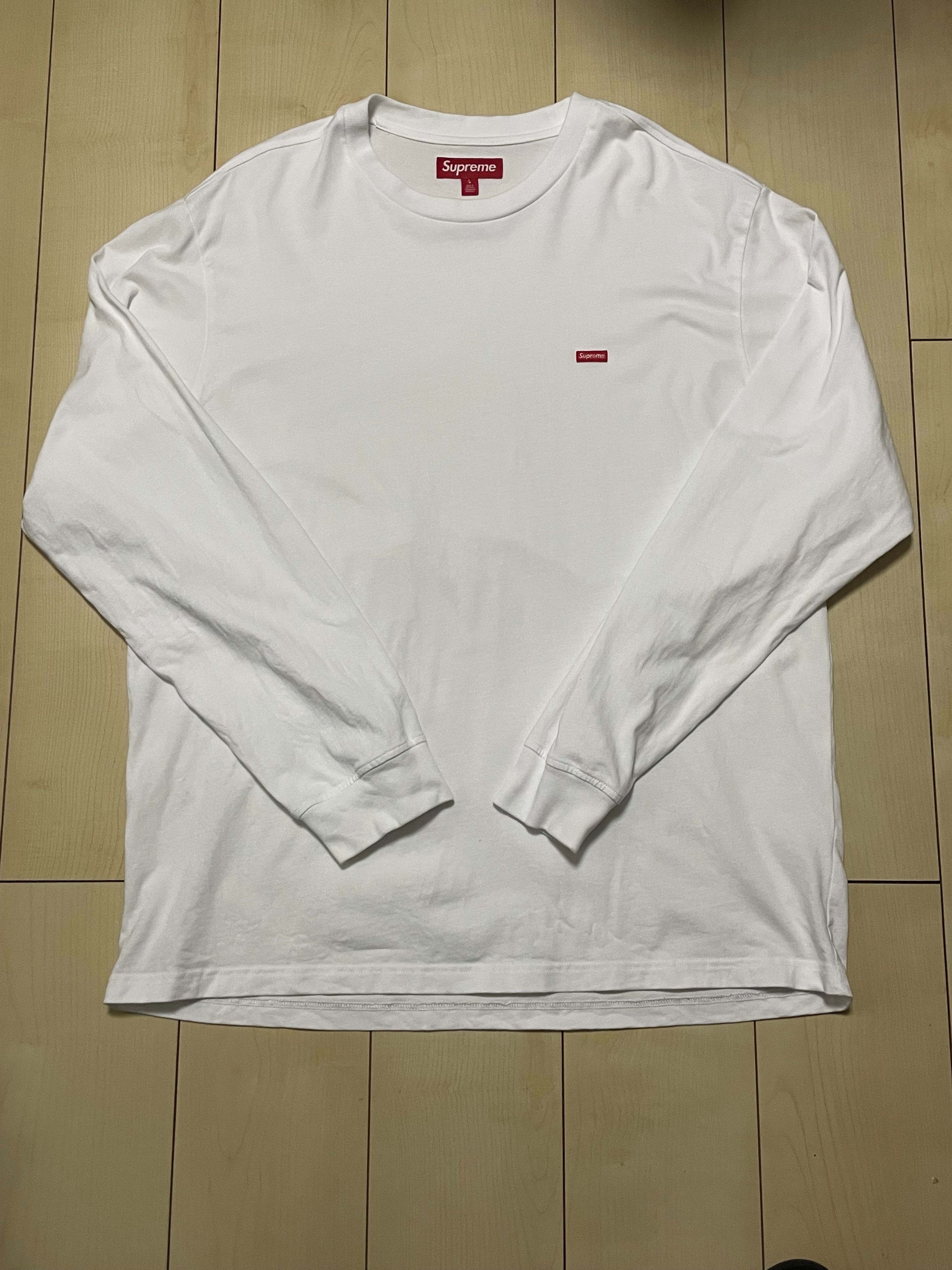 Supreme Small Box L/S Tee "White" (24FW)