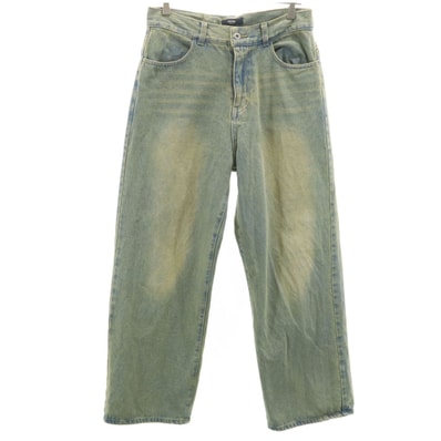 BEAMS HEART ビームスハート ワイドデニムパンツ M ブルー ジーンズ