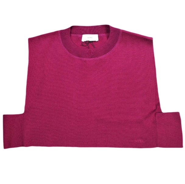 新品 HYKE ハイク 23SS S/C/P CROPPED TOP SWEATER ニットベスト 231 - 11307 Free PLUM セーター トップス g25055