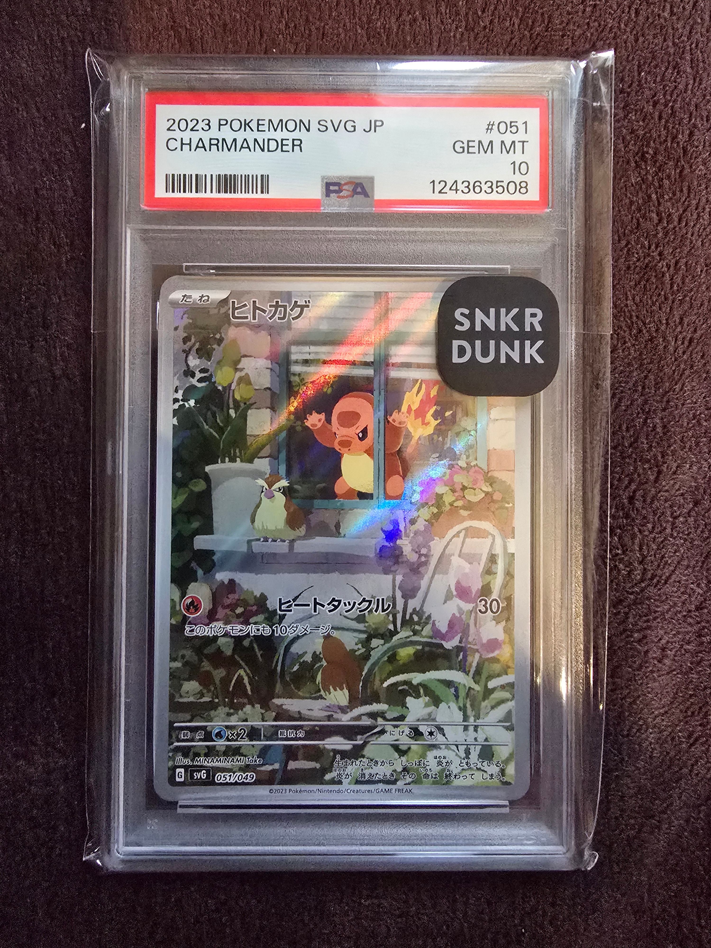 ヒトカゲ :フルイラスト [SVG 051/049](スペシャルデッキセットex「フシギバナ・リザードン・カメックス」)