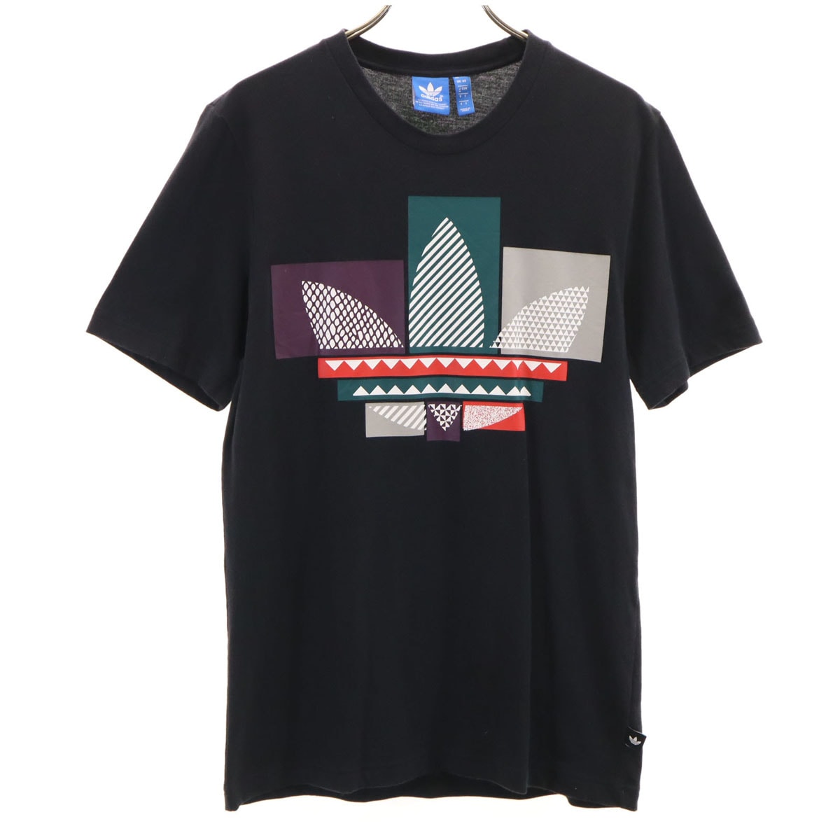 adidas Originals アディダスオリジナルス トレフォイルロゴ 半袖 Tシャツ M ブラック