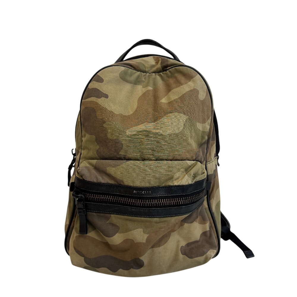 モンクレール MONCLER リュック・デイパック 迷彩 カモフラージュ柄 バックパック グリーン