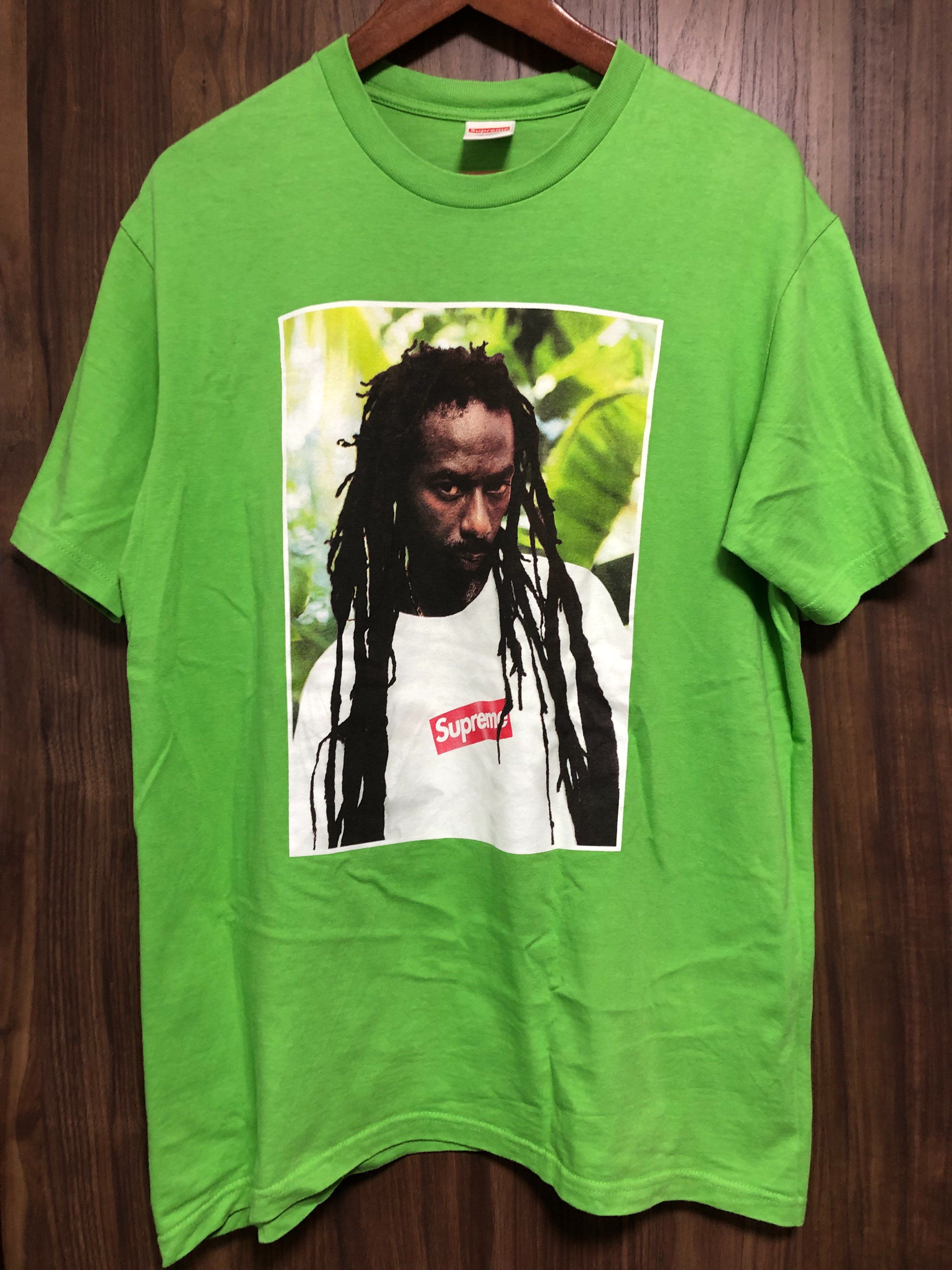 Supreme Buju Banton Tee "Green"