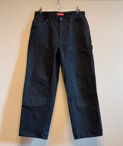 Supreme Double Knee Painter Pant "Black" (24SS)