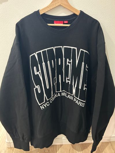 Supreme Cities Arc Crewneck "Black"