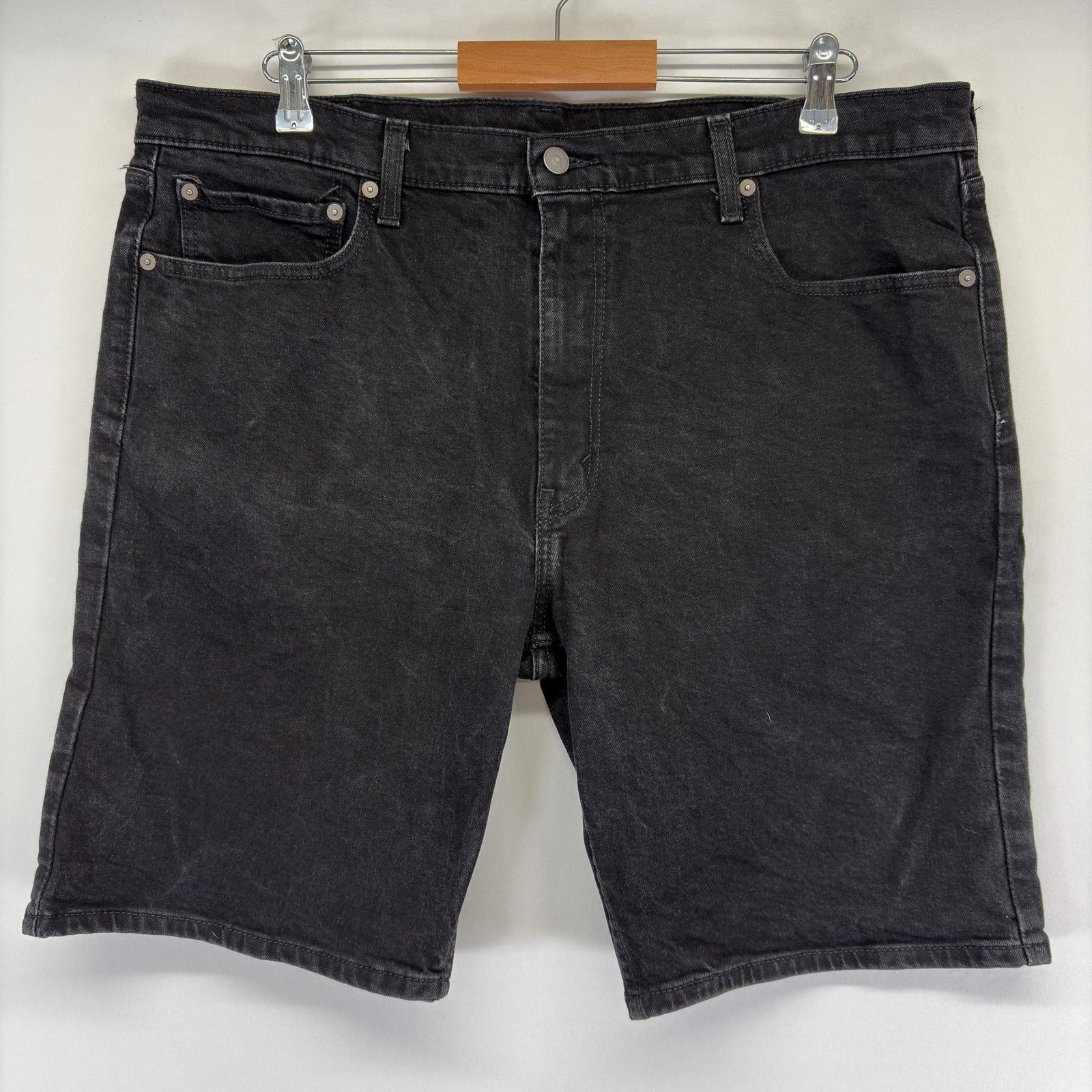 古着 リーバイス Levi's パンツ デニム 5ポケット 405 ハーフパンツ ショート ジーパン w40  ブラック系 メンズ