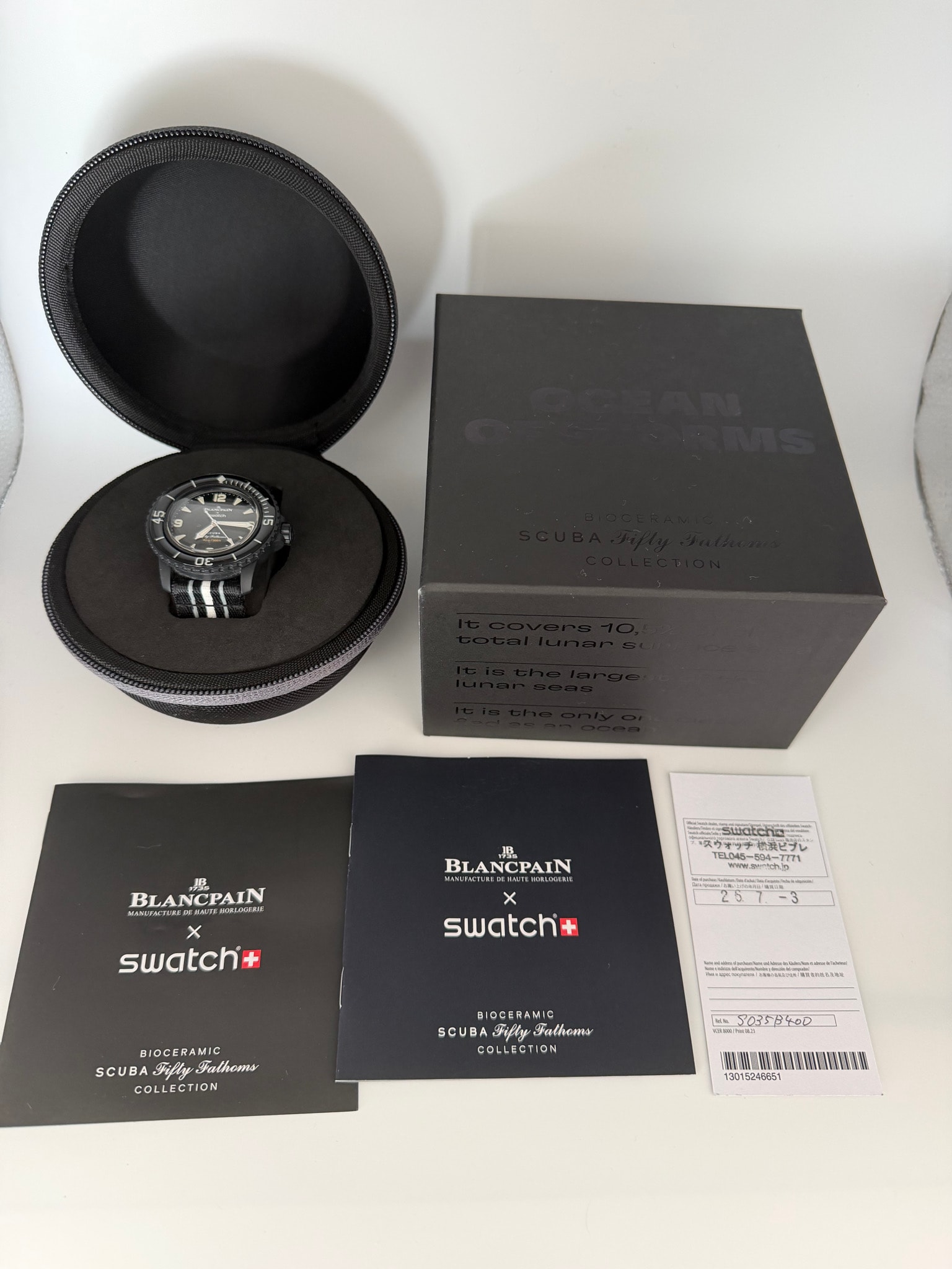 Blancpain x Swatch Bioceramic Scuba Fifty Fathoms Collection "Ocean of Storms"