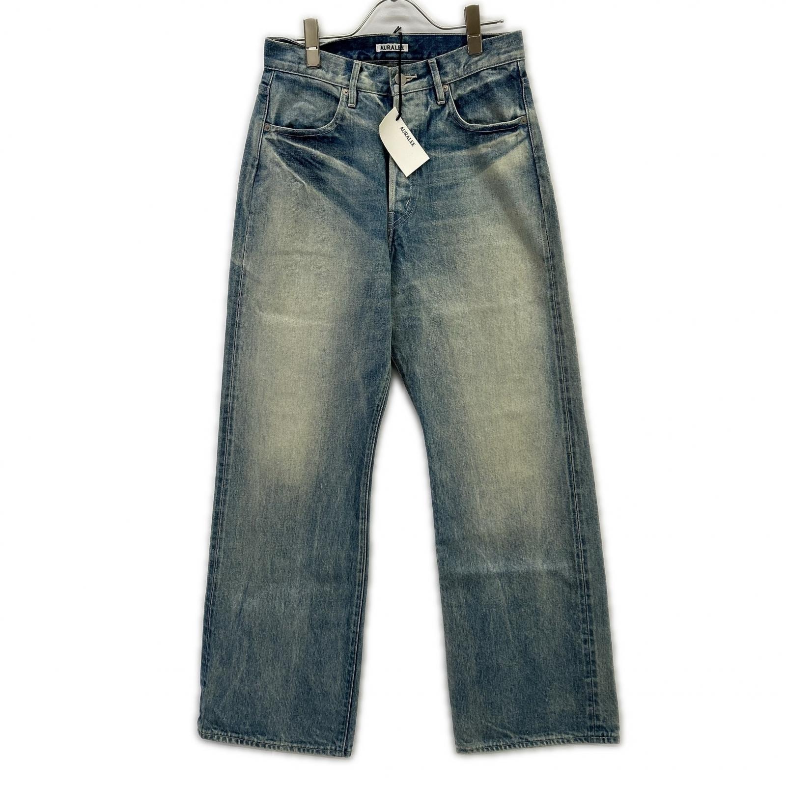 オーラリー 25AW SELVEDGE FADED HEAVY DENIM A25AP04DH デニム パンツ 26