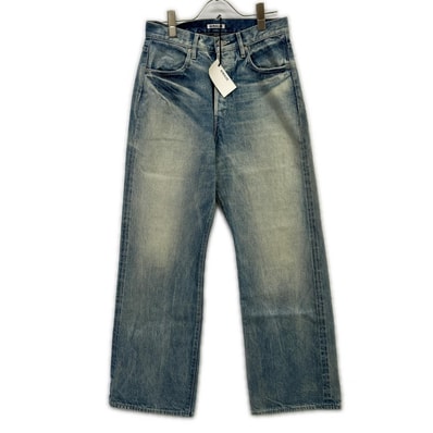 オーラリー 25AW SELVEDGE FADED HEAVY DENIM A25AP04DH デニム パンツ 26