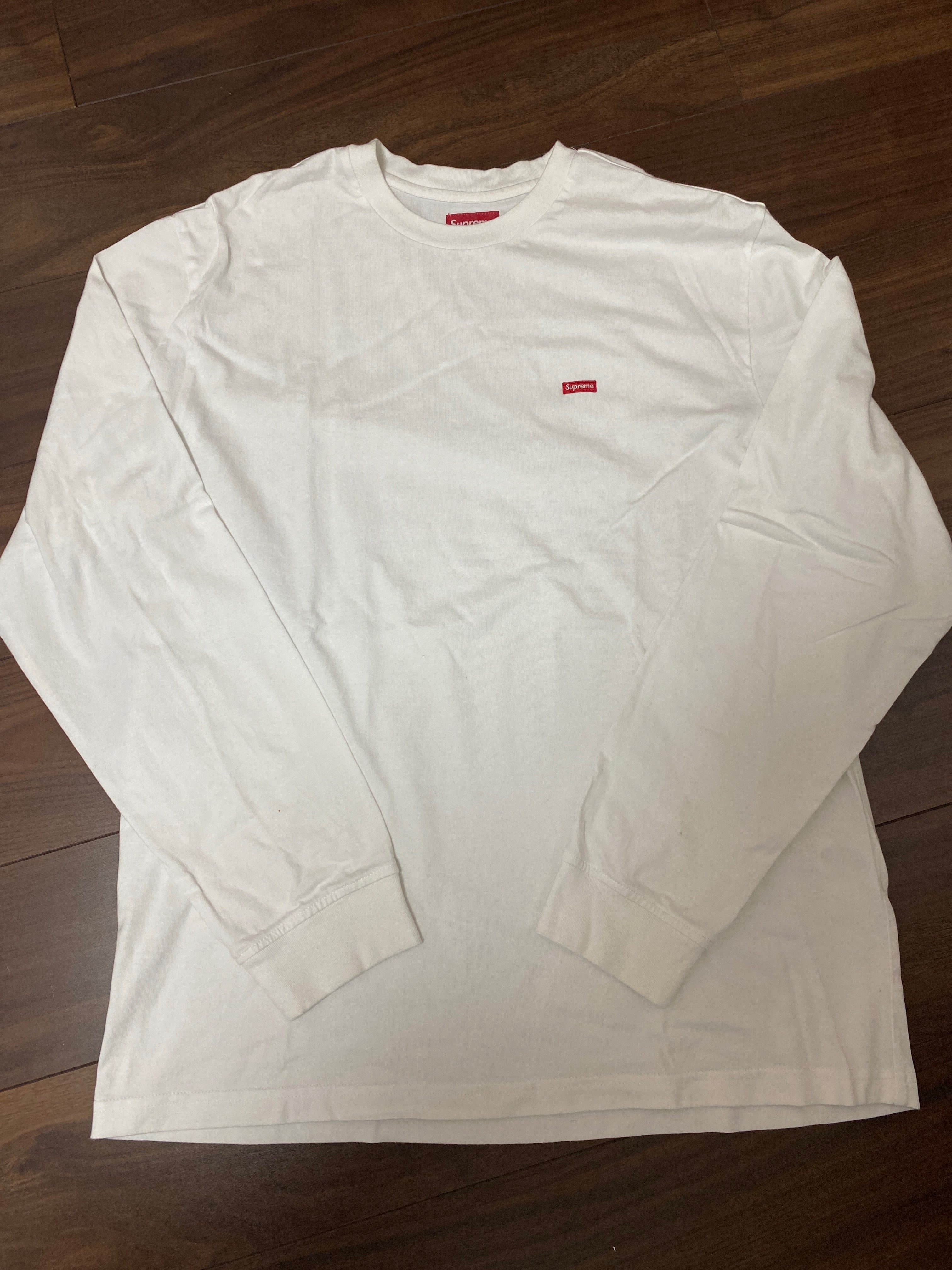 Supreme Small Box L/S Tee "White"(22SS)