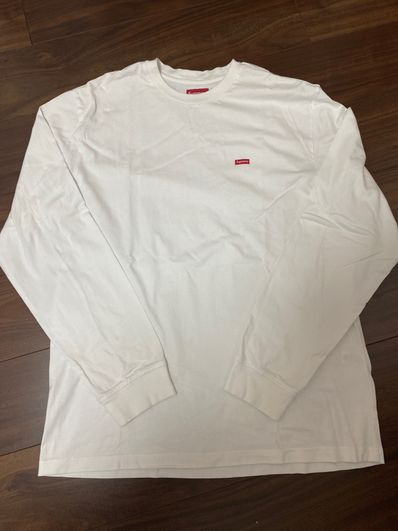 Supreme Small Box L/S Tee "White"(22SS)
