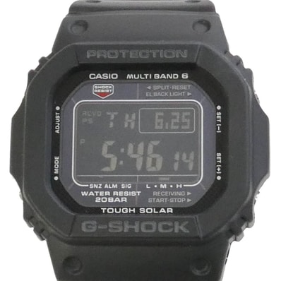CASIO G-SHOCK カシオ ジーショック GW-M5610U-1JF 電波ソーラー デジタル ウォッチ 腕時計 ブラック系【中古】