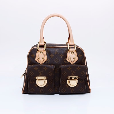 ヴィトン LV モノグラム マンハッタン PM ハンドバッグ【中古】