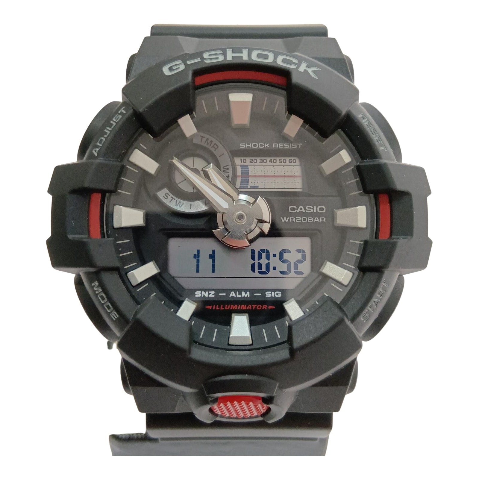 □□CASIO カシオ 腕時計 G-SHOCK GA-700-1A ブラック