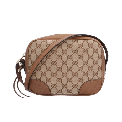 GUCCI GG Canvas Bree Shoulder Bag "Beige"